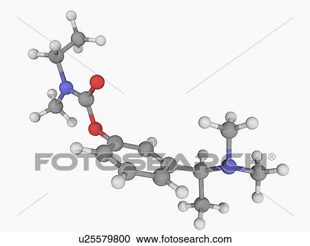 Rivastigmine drug molecule View Large Illustration Clipart - Rivastigmine drug molecule. Fotosearch