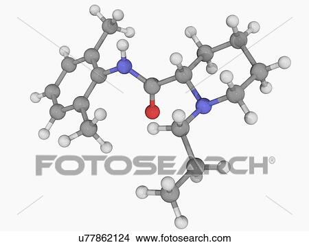 Ropivacaine drug molecule View Large Illustration Stock Illustration - Ropivacaine drug molecule. Fotosearch