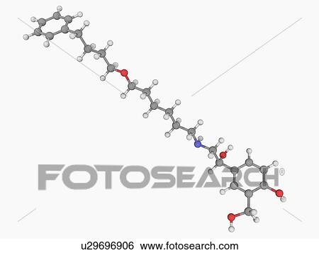 Salmeterol drug molecule View Large Illustration Stock Illustration - Salmeterol drug molecule. Fotosearch