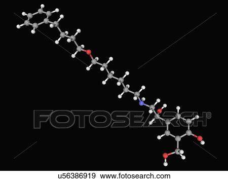 Salmeterol drug molecule View Large Illustration Stock Illustration - Salmeterol drug molecule. Fotosearch
