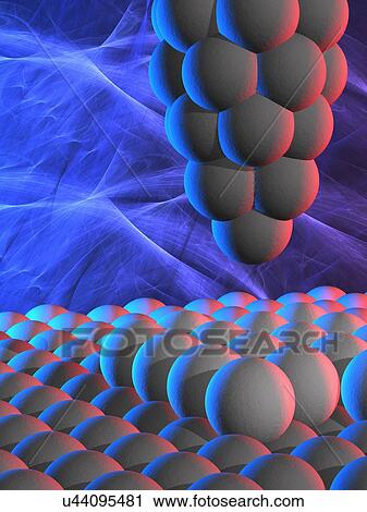 Scanning tunnelling microscope, artwork View Large Illustration Clip Art - Scanning tunnelling microscope, artwork. Fotosearch