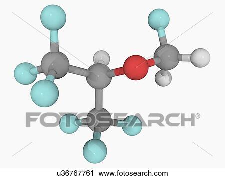 Sevoflurane drug molecule View Large Illustration Clip Art - Sevoflurane drug molecule. Fotosearch