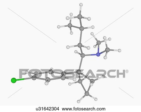 Sibutramine drug molecule View Large Illustration Stock Illustration - Sibutramine drug molecule. Fotosearch