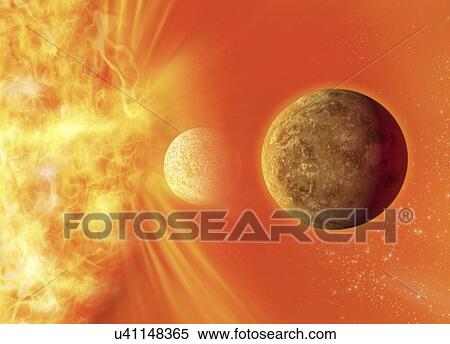 Solar flare, artwork View Large Illustration Stock Illustration - Solar flare, artwork. Fotosearch