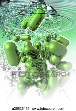 Soluble drugs, conceptual artwork View Large Illustration Stock Illustration - Soluble drugs, conceptual artwork. Fotosearch