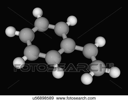Styrene molecule View Large Illustration Stock Illustration - Styrene molecule. Fotosearch