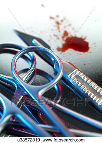 Surgical instruments View Large Illustration Stock Illustration - Surgical instruments. Fotosearch