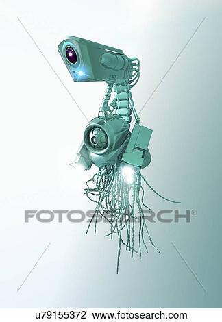 Surveillance, conceptual artwork View Large Illustration Drawing - Surveillance, conceptual artwork. Fotosearch