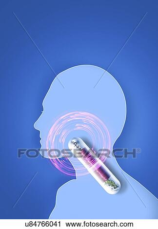 Clip Art - Tagging humans, conceptual artwork. Fotosearch