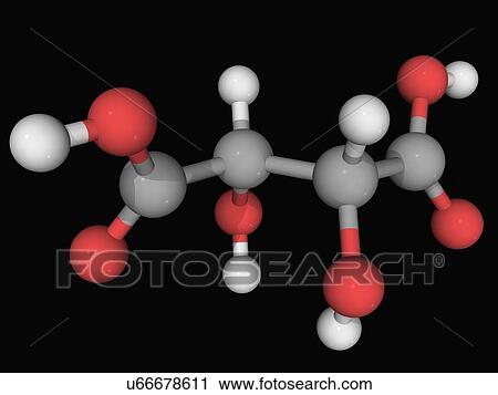 Tartaric acid molecule View Large Illustration Clip Art - Tartaric acid molecule. Fotosearch
