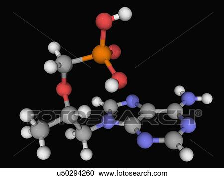Tenofovir drug molecule View Large Illustration Clipart - Tenofovir drug molecule. Fotosearch