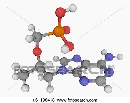 Tenofovir drug molecule View Large Illustration Stock Illustration - Tenofovir drug molecule. Fotosearch