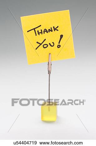 Thank you note View Large Illustration Stock Illustration - Thank you note. Fotosearch