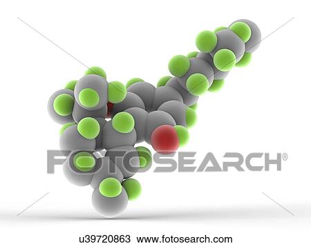 THC drug molecule View Large Illustration Drawing - THC drug molecule. Fotosearch