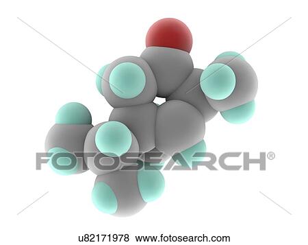 Thujone molecule View Large Illustration Stock Illustration - Thujone molecule. Fotosearch