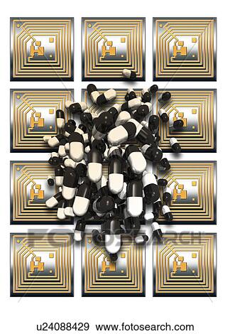 Tracking medication, conceptual artwork View Large Illustration Stock Illustration - Tracking medication, conceptual artwork. Fotosearch