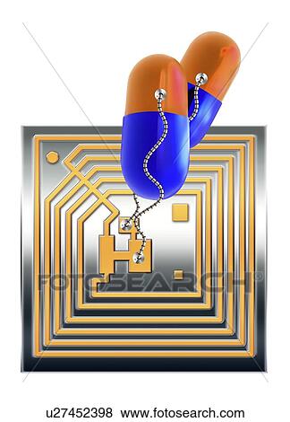 Tracking medication, conceptual artwork View Large Illustration Stock Illustration - Tracking medication, conceptual artwork. Fotosearch