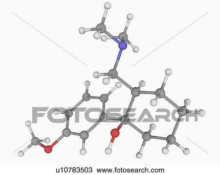 Tramadol drug molecule View Large Illustration Drawing - Tramadol drug molecule. Fotosearch
