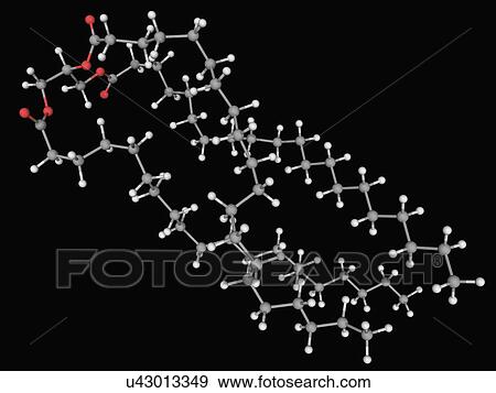 Stock Illustration - Triglyceride molecule. Fotosearch