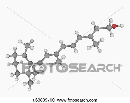 Vitamin A molecule View Large Illustration Clipart - Vitamin A molecule. Fotosearch