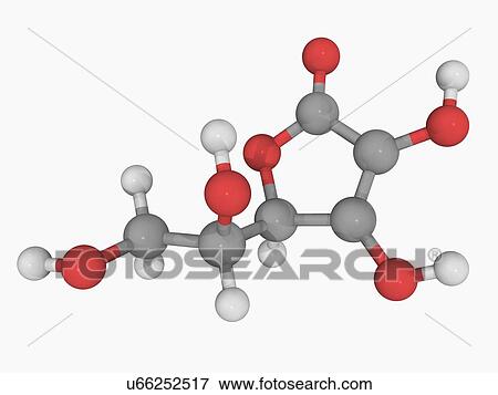 Vitamin C ascorbic acid molecule View Large Illustration Stock Illustration - Vitamin C ascorbic acid molecule. Fotosearch