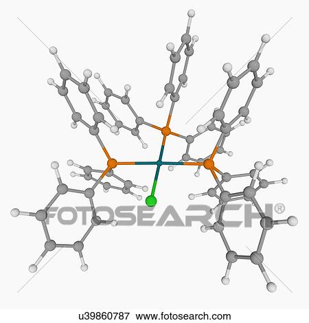 Wilkinson's catalyst molecule View Large Illustration Stock Illustration - Wilkinson's catalyst molecule. Fotosearch