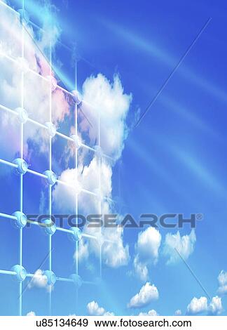 Wireless mesh network, conceptual artwork View Large Illustration Stock Illustration - Wireless mesh network, conceptual artwork. Fotosearch