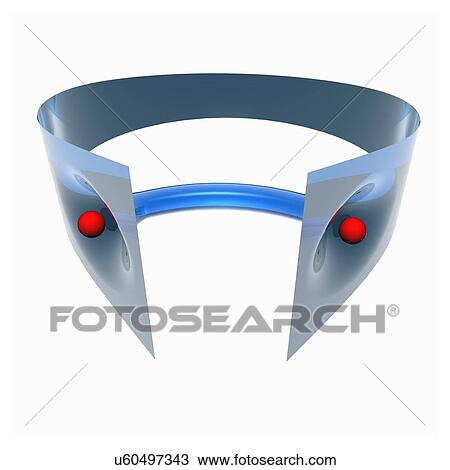 Drawing - Wormhole, conceptual artwork. Fotosearch