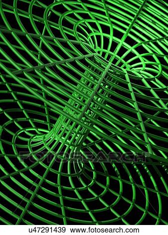 Stock Illustration - Wormhole, conceptual artwork. Fotosearch
