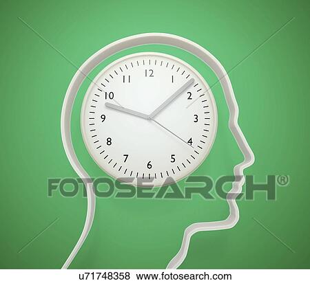 Stock Illustration - Aging brain, conceptual artwork. Fotosearch