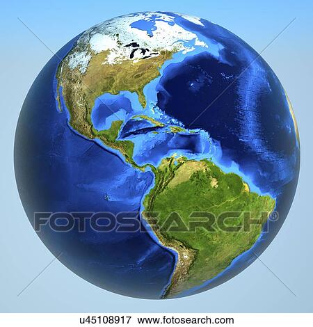 Stock Illustration - Americas, artwork. Fotosearch