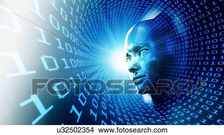 Artificial intelligence, conceptual image View Large Illustration Stock Illustration - Artificial intelligence, conceptual image. Fotosearch