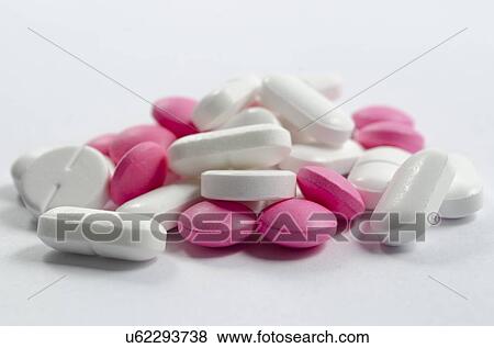 Stock Illustration - Assorted painkillers. Fotosearch