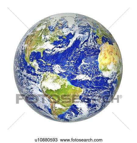 Atlantic Ocean, artwork View Large Illustration Drawing - Atlantic Ocean, artwork. Fotosearch