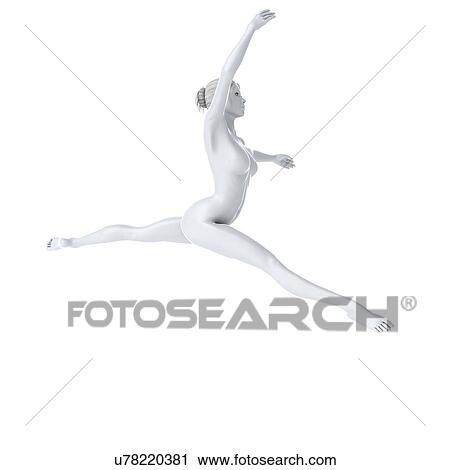 Clip Art - Ballet dancer, artwork. Fotosearch