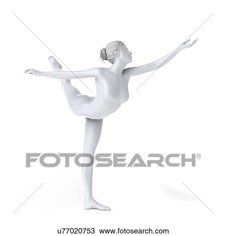 Ballet dancer, artwork View Large Illustration Drawing - Ballet dancer, artwork. Fotosearch