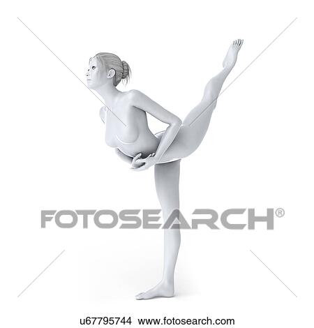 Ballet dancer, artwork View Large Illustration Stock Illustration - Ballet dancer, artwork. Fotosearch