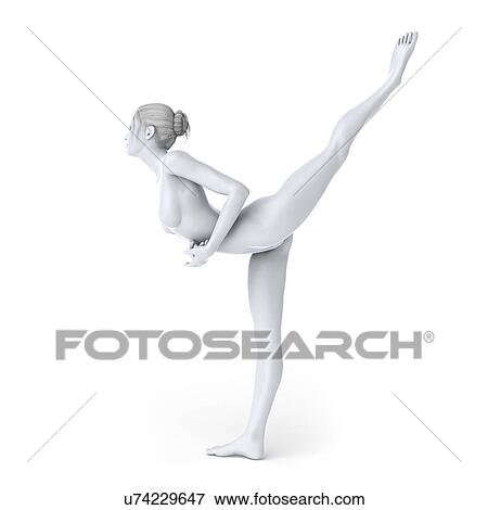 Ballet dancer, artwork View Large Illustration Stock Illustration - Ballet dancer, artwork. Fotosearch
