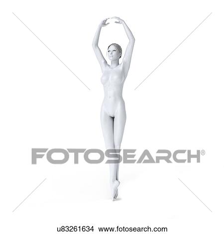 Ballet dancer, artwork View Large Illustration Stock Illustration - Ballet dancer, artwork. Fotosearch