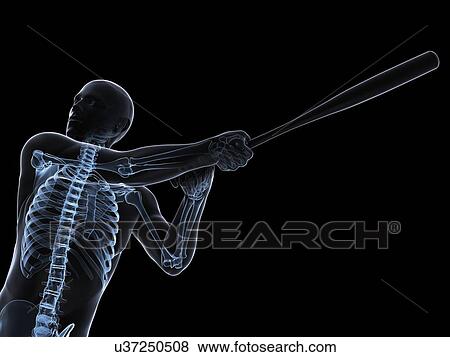 Stock Illustration - Baseball player, artwork. Fotosearch