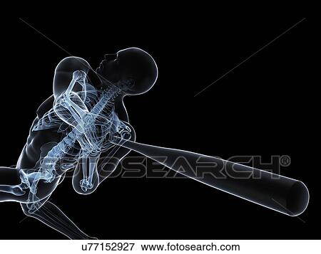 Baseball player, artwork View Large Illustration Stock Illustration - Baseball player, artwork. Fotosearch