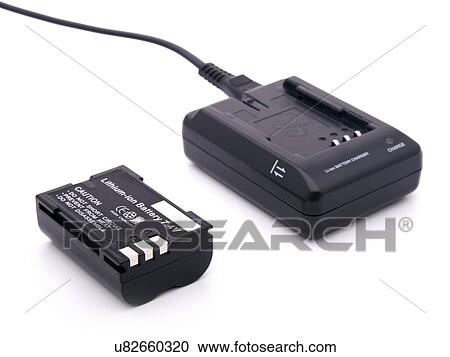 Battery and charger View Large Illustration Clipart - Battery and charger. Fotosearch