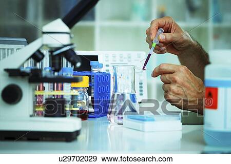 Stock Illustration - Biological research. Fotosearch