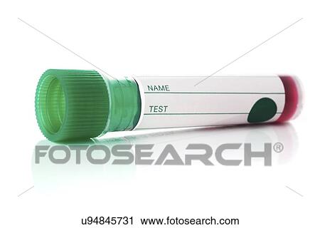 Blood sample tube View Large Illustration Clip Art - Blood sample tube. Fotosearch