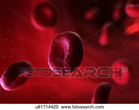 Clipart - Blood stream, artwork. Fotosearch