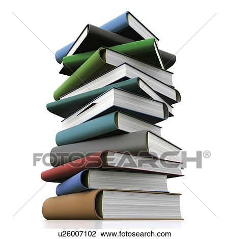Books, artwork View Large Illustration Drawing - Books, artwork. Fotosearch