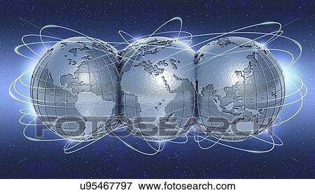 Stock Illustration - Connectivity, conceptual artwork. Fotosearch