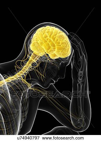 Depression, conceptual artwork View Large Illustration Stock Illustration - Depression, conceptual artwork. Fotosearch