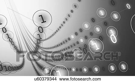 Digital information, artwork View Large Illustration Stock Illustration - Digital information, artwork. Fotosearch