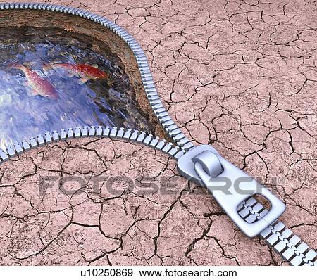 Drought, conceptual artwork View Large Illustration Stock Illustration - Drought, conceptual artwork. Fotosearch